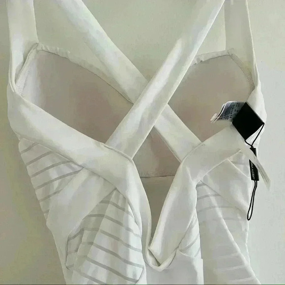 New $168.00 JETS Jessica Allen One Piece Swimsuit Infinity Low Back Sz 10 - Picture 8 of 11